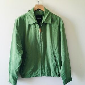 London Fog Lightweight Full Zip Mesh Lined Jacket